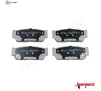 JAPANPARTS PP-S02AF Brake pad set