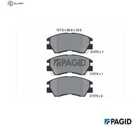 PAGID T0044N Brake pad set