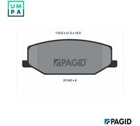 BRAKE PAD SET DISC BRAKE T0350N FOR SUZUKI SAMURAI/Closed/Off-Road/Vehicle 1.3L