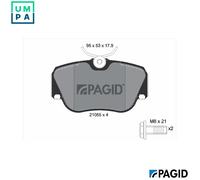 BRAKE PAD SET DISC BRAKE T0352N FOR MERCEDES-BENZ M 102.910 1.8L M102.961 2.0L