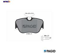 BRAKE PAD SET DISC BRAKE T0352N FOR MERCEDES-BENZ M 102.910 1.8L M102.961 2.0L