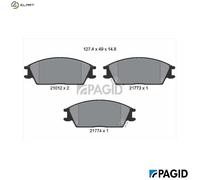 BRAKE PAD SET DISC BRAKE T0366N FOR HYUNDAI ACCENT/II LANTRA GETZ PONY/EXCEL