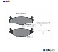 PAGID T0388N Brake pad set