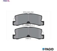 BRAKE PAD SET DISC BRAKE T0393N FOR LEXUS TOYOTA COROLLA/Van/Compact/Liftback