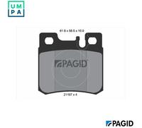 PAGID T1014N Brake pad set