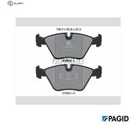 PAGID T1026N Brake pad set