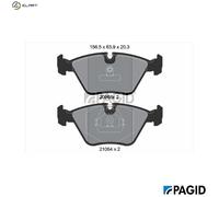 PAGID T1026N Brake pad set
