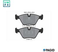 PAGID T1026N Brake pad set