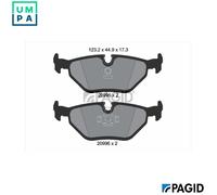 PAGID T1027N Brake pad set