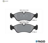 PAGID T1082N Brake pad set