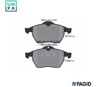 PAGID T1085N Brake pad set