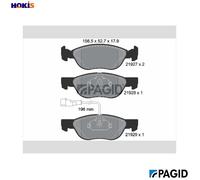 PAGID T1095N Brake pad set