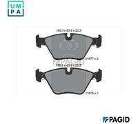 BRAKE PAD SET DISC BRAKE T1103N FOR BMW M51D25 2.5L M52B20 2.0L M52B28 2.8L 6cyl
