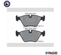 PAGID T1103N Brake pad set