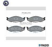 BRAKE PAD SET DISC BRAKE T1132N FOR KIA CARNIVAL/II JEEP GRAND/CHEROKEE 2.9L