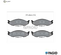 PAGID T1132N Brake pad set