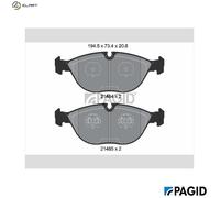 PAGID T1135N Brake pad set