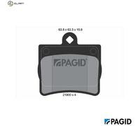 BRAKE PAD SET DISC BRAKE T1139N FOR MERCEDES-BENZ M111.961/960OM 611.960 2.2L