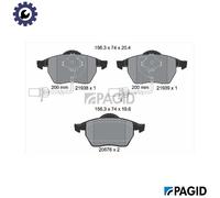 PAGID T1149N Brake pad set