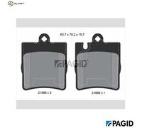 BRAKE PAD SET DISC BRAKE T1152N FOR MERCEDES-BENZ C-CLASS/T-Model CLK SLK 1.8L