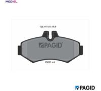 BRAKE PAD SET DISC BRAKE T1170N FOR VW LT/28-35/II/Bus/28-46/Platform/Chassis
