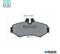 PAGID T1170N Brake pad set