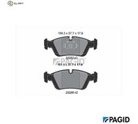 PAGID T1177N Brake pad set