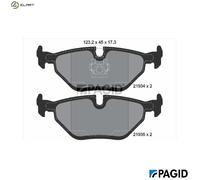BRAKE PAD SET DISC BRAKE T1178N FOR WIESMANN ALPINA MG ZT- BMW 3/E46/Compact ZT