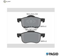 BRAKE PAD SET DISC BRAKE T1189N FOR VOLVO S80 S60 XC70/Cross/Country V70/II 2.0L