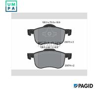 BRAKE PAD SET DISC BRAKE T1189N FOR VOLVO S80 S60 XC70/Cross/Country V70/II 2.0L