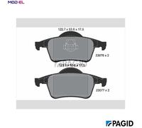 PAGID T1190N Brake pad set