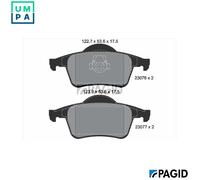 PAGID T1190N Brake pad set