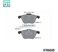 PAGID T1195N Brake pad set