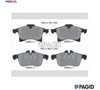 PAGID T1225N Brake pad set