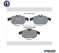 PAGID T1234N Brake pad set