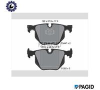PAGID T1237N Brake pad set