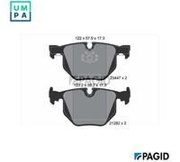 PAGID T1237N Brake pad set