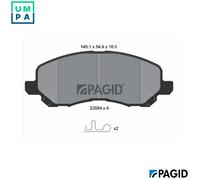 PAGID T1274N Brake pad set