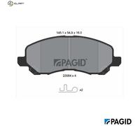 PAGID T1274N Brake pad set