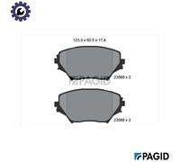 PAGID T1281N Brake pad set