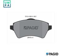 BRAKE PAD SET DISC BRAKE T1283N FOR LAND ROVER FREELANDER/Soft/Top 1.8L 4cyl