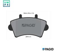 BRAKE PAD SET DISC BRAKE T1310N FOR RENAULT MASTER/II/Platform/Chassis/Van/Bus