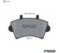 BRAKE PAD SET DISC BRAKE T1310N FOR RENAULT MASTER/II/Platform/Chassis/Van/Bus