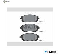 PAGID T1331N Brake pad set