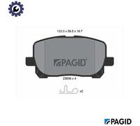 BRAKE PAD SET DISC BRAKE T1332N FOR TOYOTA 1CD-FTV 2.0L 1AZ-FE 2.0L 4cyl