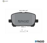 BRAKE PAD SET DISC BRAKE T1332N FOR TOYOTA 1CD-FTV 2.0L 1AZ-FE 2.0L 4cyl
