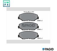 PAGID T1333N Brake pad set