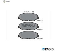 PAGID T1333N Brake pad set
