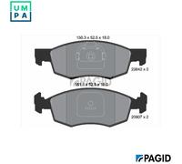 PAGID T1345N Brake pad set