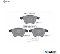 PAGID T1350N Brake pad set